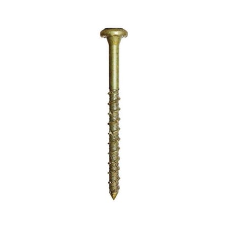 CALIBURN Concrete Screw, Yellow Zinc